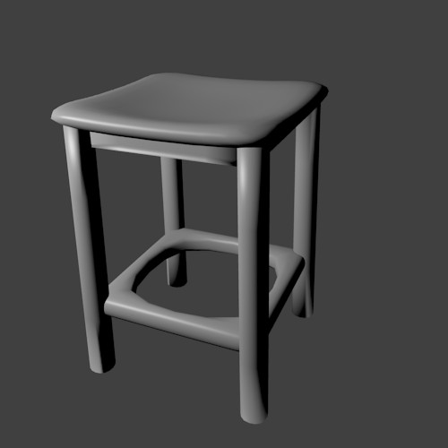 Household stool preview image 1